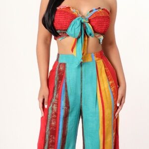 Linen Stripe Set